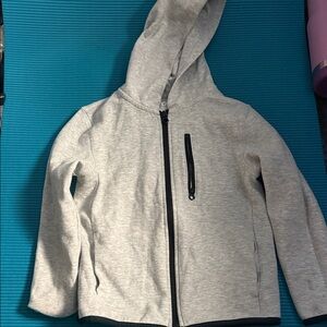 GAP Light Gray Kids Zip-Up Hoodie